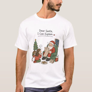 Camiseta Meu Enfeite de Natal é um Trabalho em Andamento  D