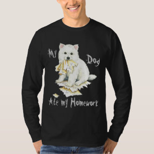 Camiseta Meu Eskie comeu meus trabalhos de casa
