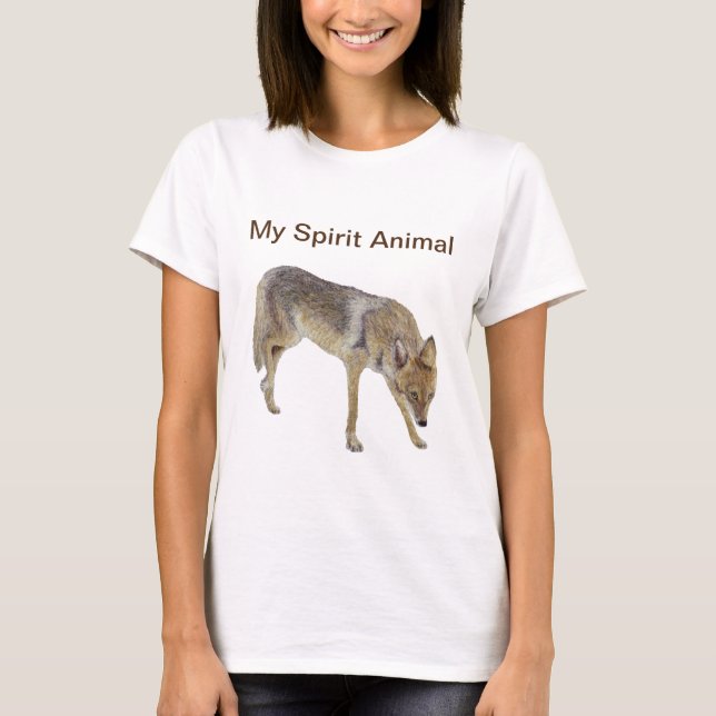 Camiseta Meu Espiritinho Animal Coyote (Frente)