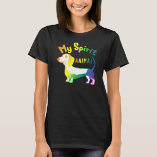Camiseta Meu Espírito Animal Dachshund