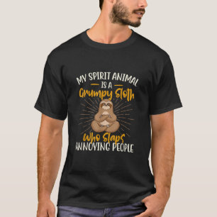 Camiseta Meu Espírito Animal É Um Zoológico de Preguiça Mal