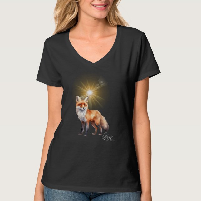 Camiseta Meu Espírito Animal - Raposa (Frente)