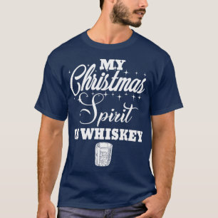 Camiseta Meu Espírito De Natal É Uísque