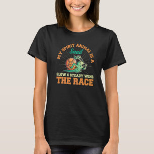 Camiseta Meu Espírito É Um Caracol Lento E Ganha Firmemente