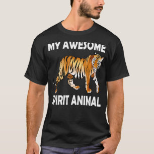 Camiseta Meu Espírito Espiritual Lions Tiger Jungle