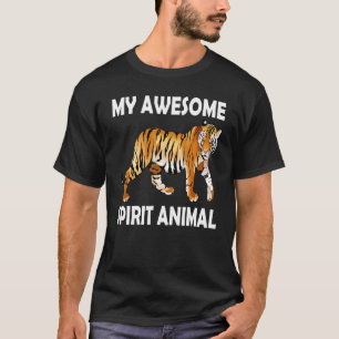 Camiseta Meu Espírito Espiritual Lions Tiger Jungle
