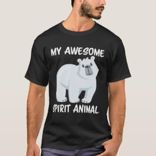 Camiseta Meu Espírito Fantástico Animal é um Ártico de Urso