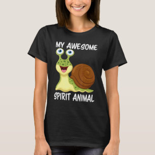 Camiseta Meu Espírito Fantástico É Um Caracol Cachorro