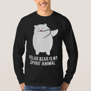 Camiseta Meu Espírito Urso Polar De Urso Polar Bonito Ao Lo