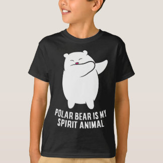 Camiseta Meu Espírito Urso Polar De Urso Polar Bonito Ao Lo