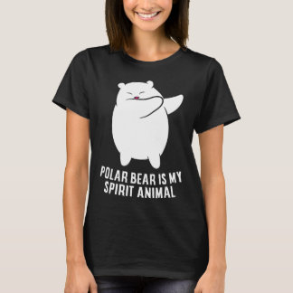 Camiseta Meu Espírito Urso Polar De Urso Polar Bonito Ao Lo