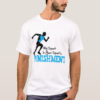 Camiseta MEU esporte é homem Running da punição do seu