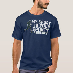 Camiseta Meu Esporte É Seu Castigo Esportivo Garota Corrend
