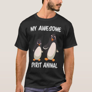 Camiseta Meu Fantástico Animal De Espírito É Um Pinguim Cus