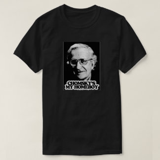 Camiseta Meu ficar em casa de Chomsky