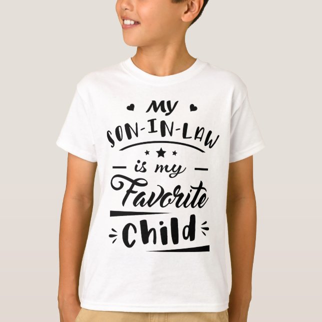 Camiseta Meu filho de direito é meu filho favorito (Frente)