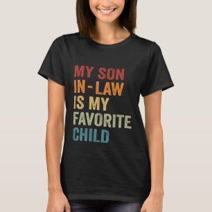 Camiseta Meu Filho De Direito É Meu Filho Favorito, Retro V