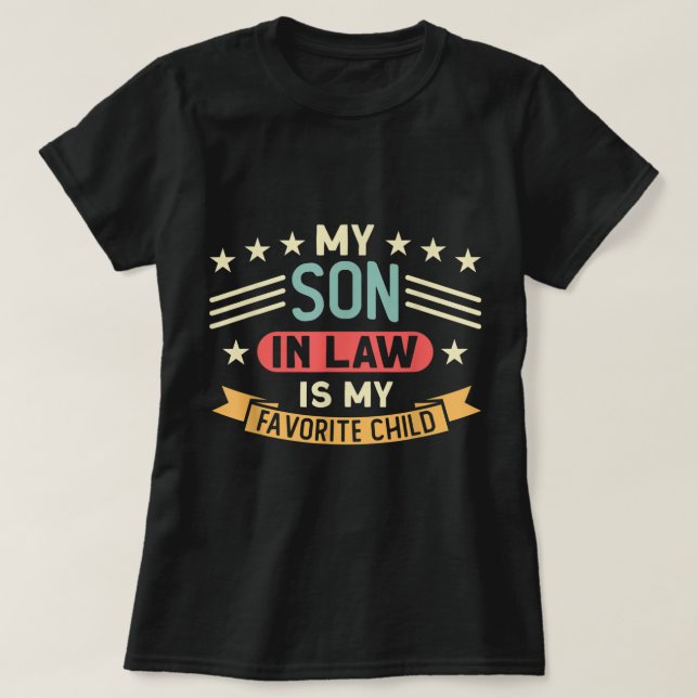 Camiseta Meu Filho De Direito É Minha Família De Filhos Fav (Frente do Design)