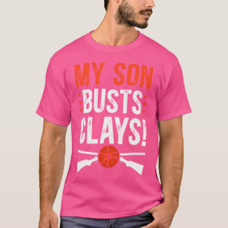 Camiseta Meu Filho Derruba Argolas Tiro ao Alvo ao Prato Pa