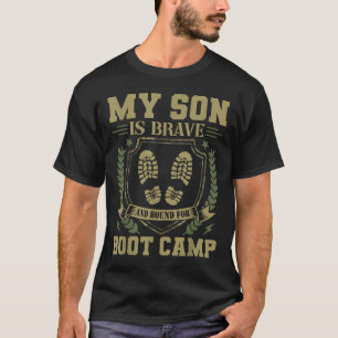 Camiseta Meu Filho É Corajoso E Está Prestes a Ir para o Ca