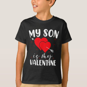 Camiseta Meu Filho É Meu Amor De São Valentim Corações Mãe