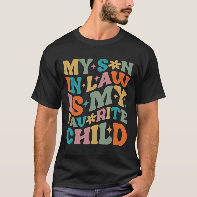 Camiseta Meu filho é minha mãe favorita de Groovy (Frente)