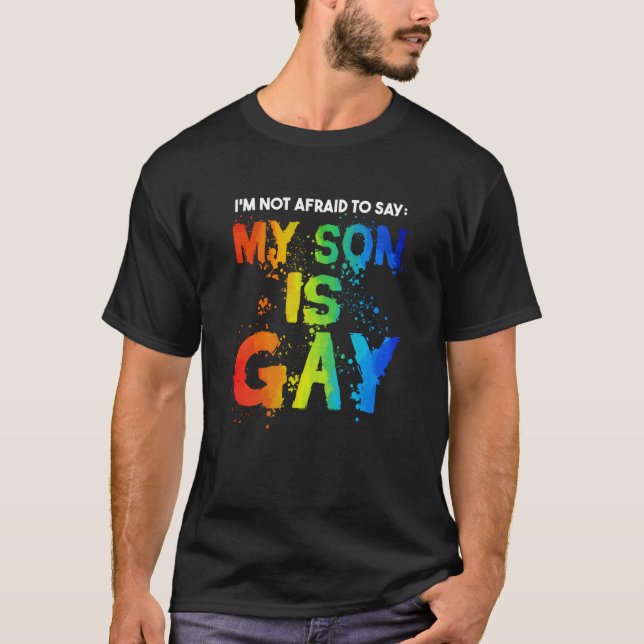 Camiseta Meu filho é Orgulho gay Mês LGBT LGBT Mãe (Frente)