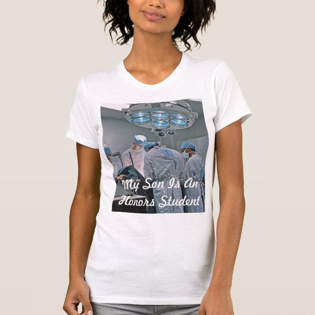 Camiseta Meu filho é um estudante das honras (Frente)