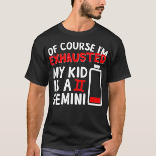 Camiseta Meu Filho É Um Gemini Gemini Aniversário Zodiac