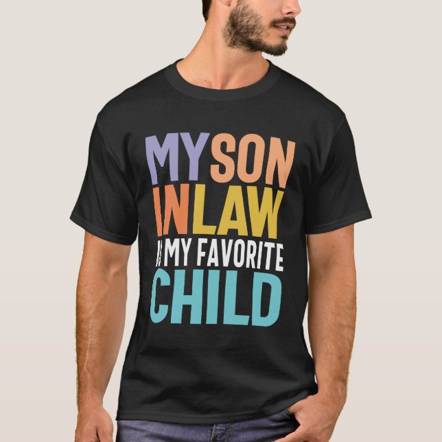 Camiseta Meu Filho Em Lei Rocha - Para Mãe e Pai (Frente)