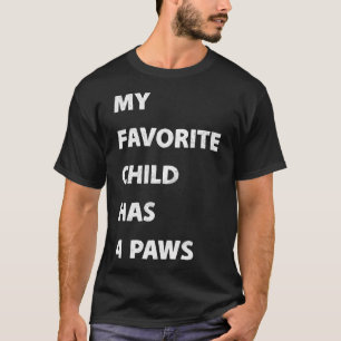 Camiseta Meu Filho Favorito Tem 4 Patas