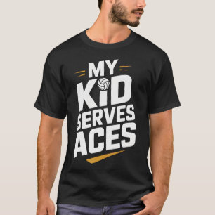 Camiseta Meu Filho Faz Áces Volei Engraçado Volei