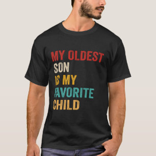 Camiseta Meu Filho Mais Velho É Meu Filho Favorito