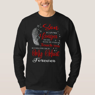 Camiseta Meu Filho No Céu Eu Sentirei Você No Meu Coração P