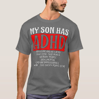 Camiseta Meu filho tem consciência ADHDADHD