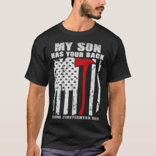 Camiseta Meu Filho Tem Seu Pai De Bombeiro Orgulhoso