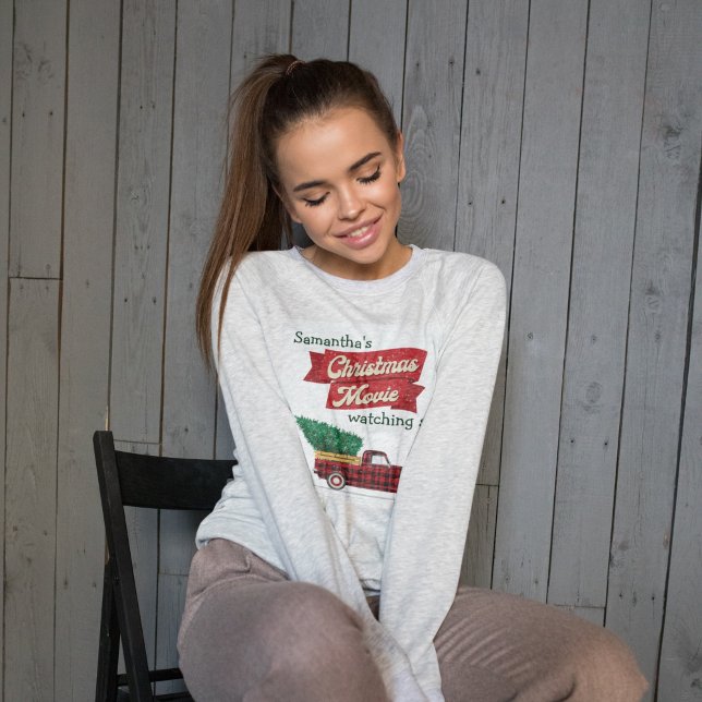 Camiseta Meu Filme de Natal Assistindo (Criador carregado)