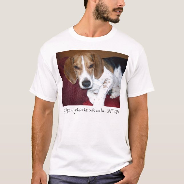 Camiseta Meu Filosofee é Yu tem que tem Snaks e Luv (Frente)
