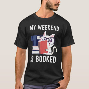 Camiseta Meu Fim De Semana Está Reservado Livros Para Ler G