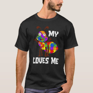 Camiseta Meu Formigueiro Me Ama Puzzle de Conscientização d