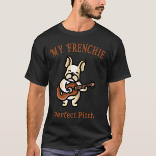 Camiseta Meu Francês Perfeito Cachorro Desfiladeiro Joga Vi