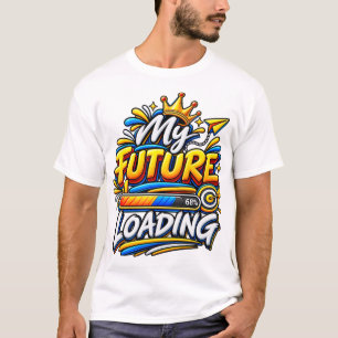 Camiseta Meu Futuro Carregando – Barra de Progresso Motivac