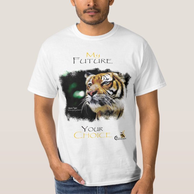 Camiseta Meu Futuro Seu Tigre Malaio (Frente)