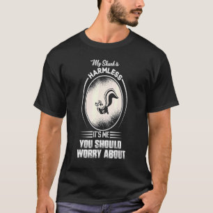 Camiseta Meu gambá é inofensivo, sou eu que você deveria se
