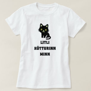 Camiseta meu gatinho (litli kötturin minn)