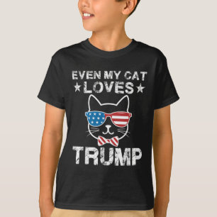 Camiseta Meu Gato ama Trump 2024