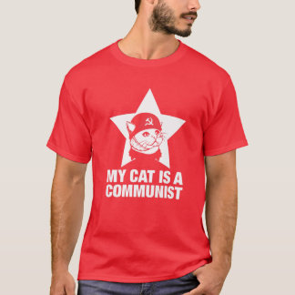 Camiseta Meu Gato É Comunista
