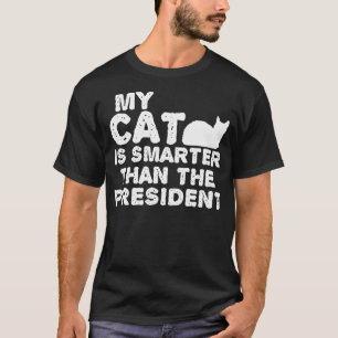 Camiseta Meu Gato É Mais Inteligente Que O Presidente