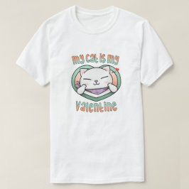 Camiseta Meu Gato é Meu Gato Branco Namorados