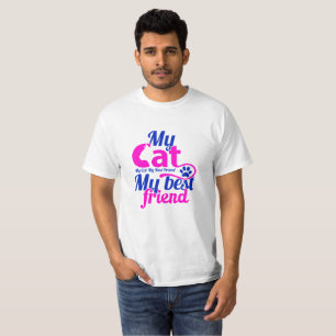 Camiseta Meu gato é meu melhor amigo
